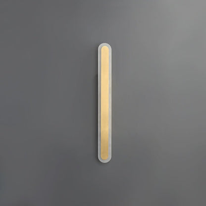 LED Long Strip Wall Sconce Brass Finish Modern | Mirevon