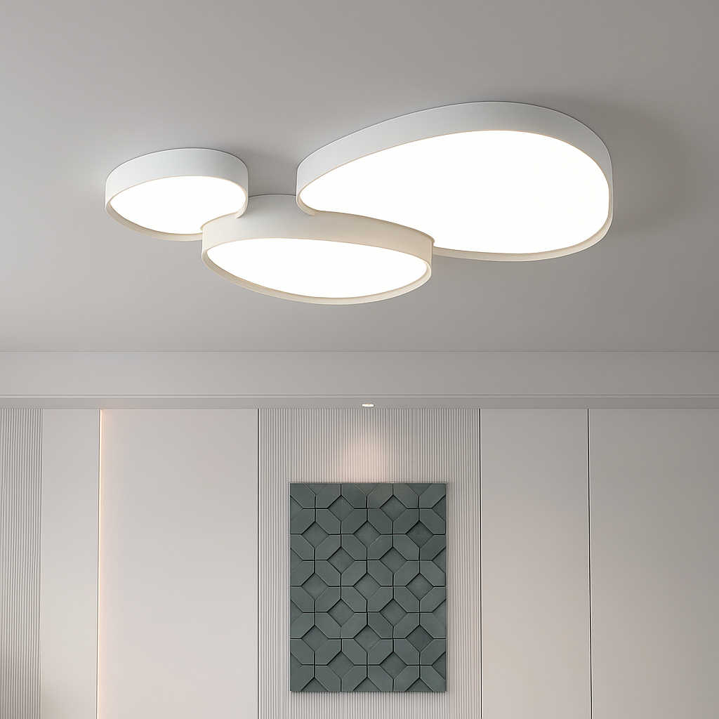 LED Metal Ceiling Light Scandinavian Style Fixture | Mordiva