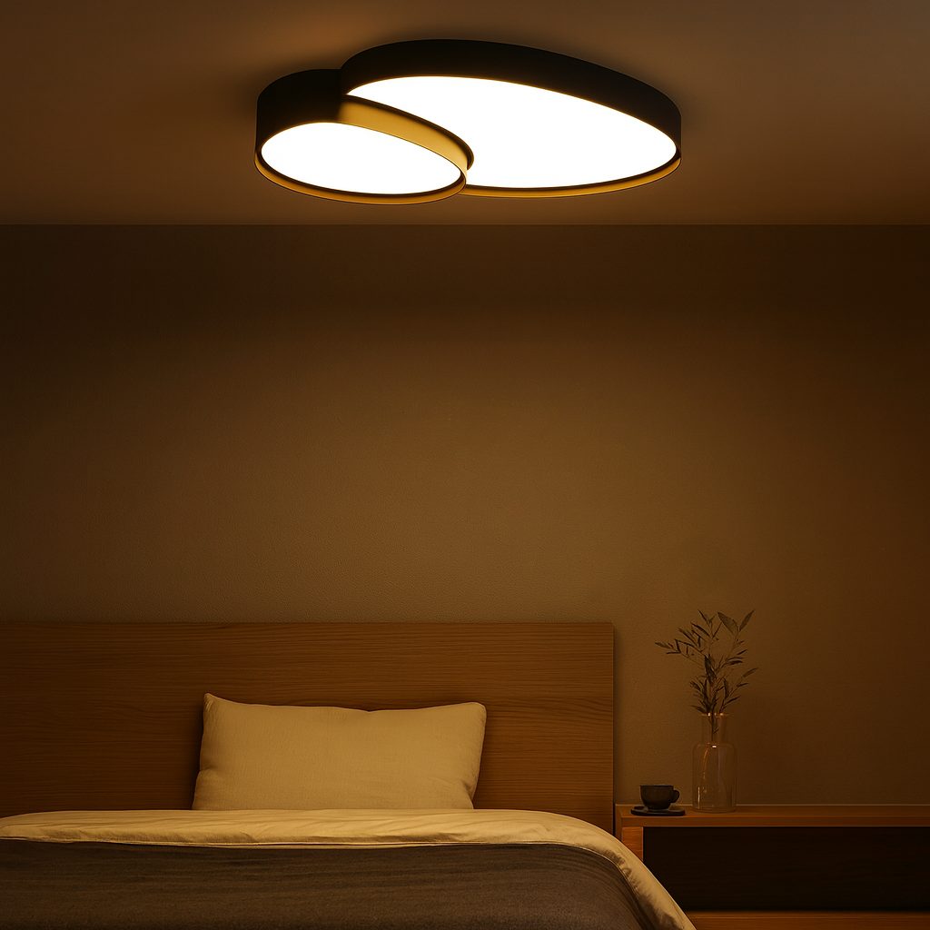 LED Metal Ceiling Light Scandinavian Style Fixture | Mordiva