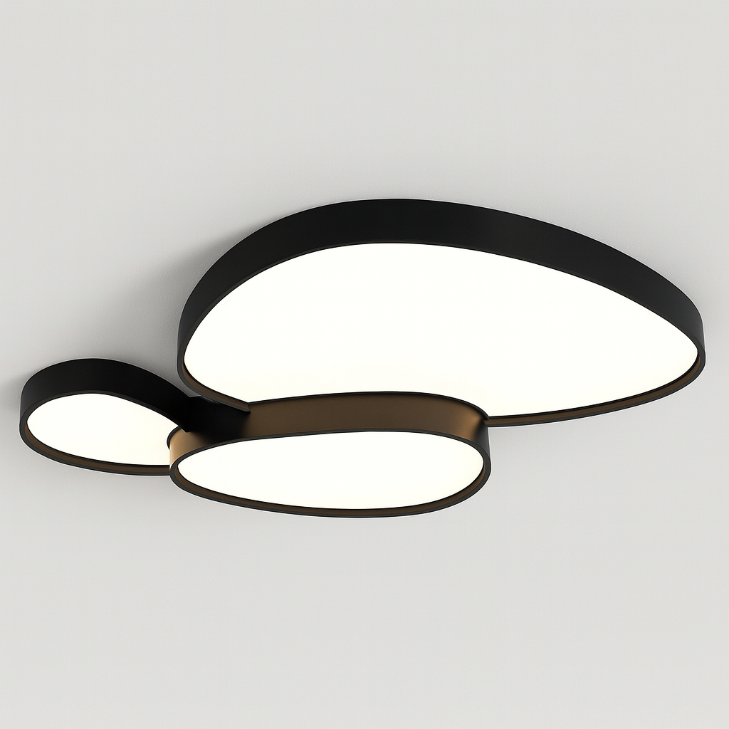 LED Metal Ceiling Light Scandinavian Style Fixture | Mordiva