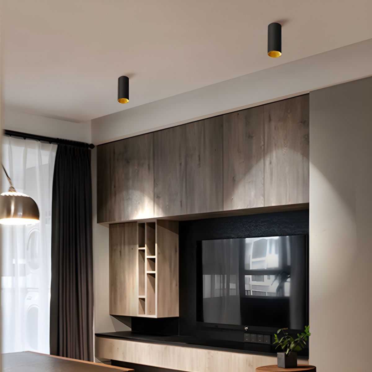 LED Metal Flush Mount Ceiling Light Nordic Style | Vireon