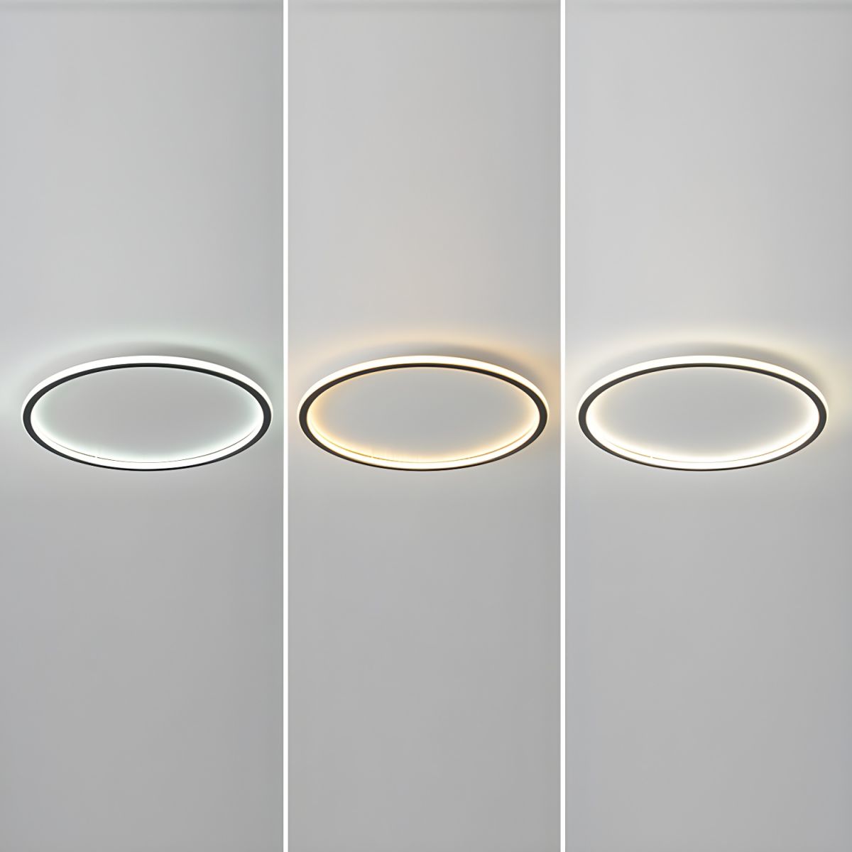 LED Round Nordic Flush Mount Ceiling Light Modern | Velvex