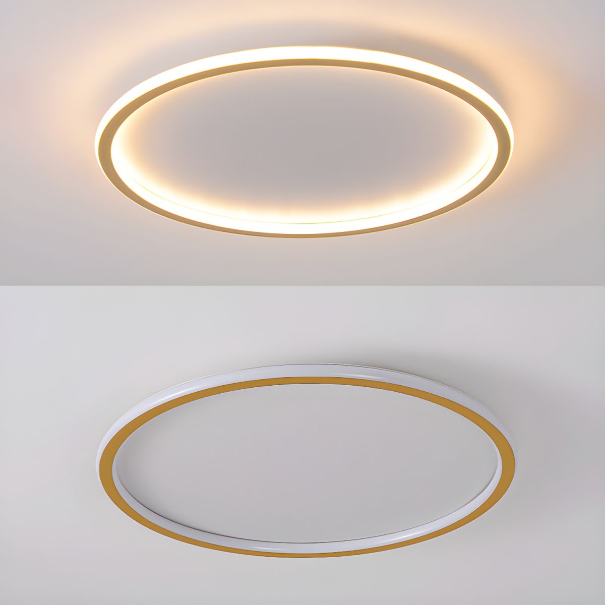 LED Round Nordic Flush Mount Ceiling Light Modern | Velvex