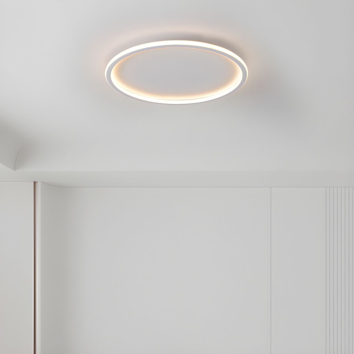 LED Round Nordic Flush Mount Ceiling Light Modern | Velvex