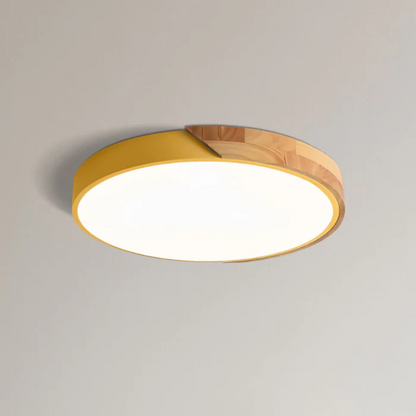 LED Scandinavian Wood Ceiling Light | Arvessa