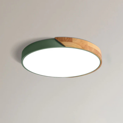 LED Scandinavian Wood Ceiling Light | Arvessa