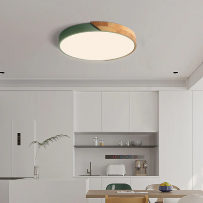 LED Scandinavian Wood Ceiling Light | Arvessa