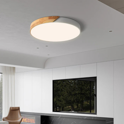 LED Scandinavian Wood Ceiling Light | Arvessa