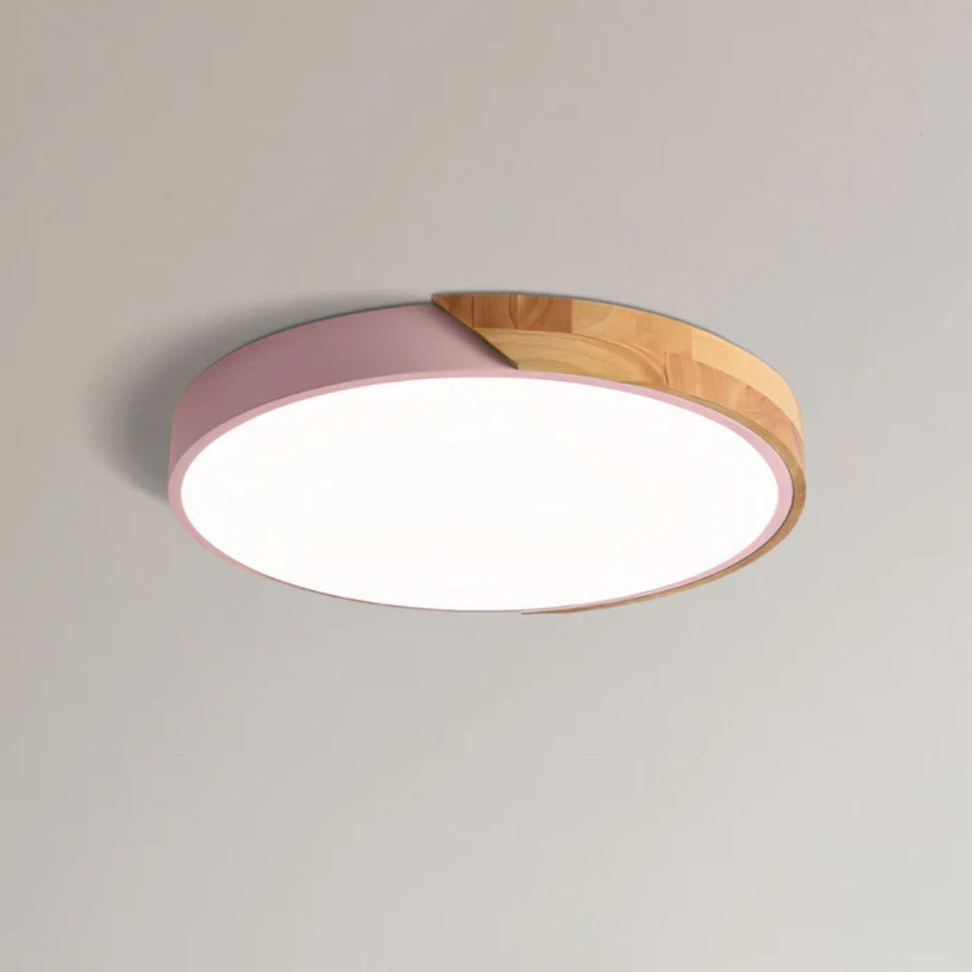 LED Scandinavian Wood Ceiling Light | Arvessa