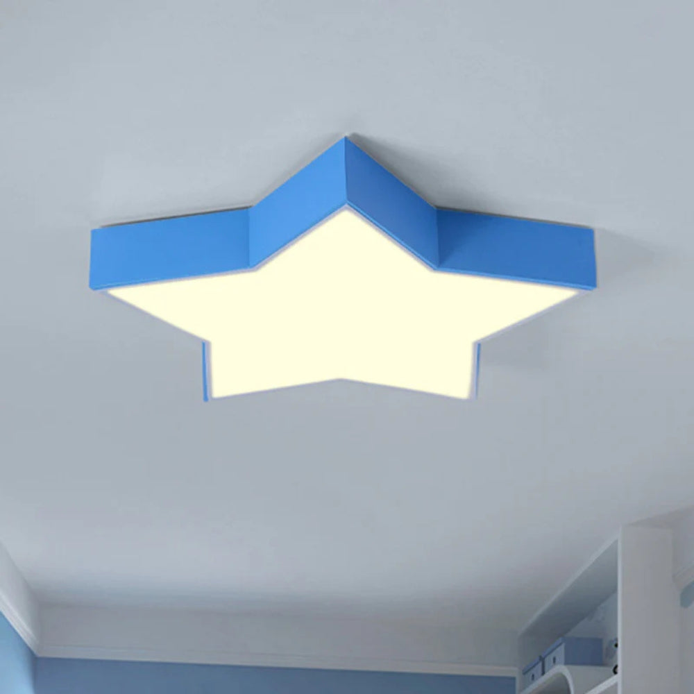 LED Star Ceiling Light Acrylic Flush Mount for Kids | Lumirus