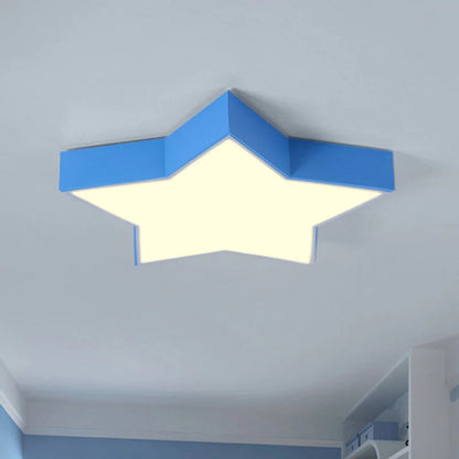 LED Star Ceiling Light Acrylic Flush Mount for Kids | Lumirus