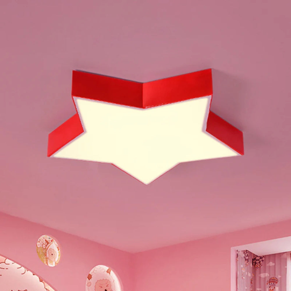 LED Star Ceiling Light Acrylic Flush Mount for Kids | Lumirus