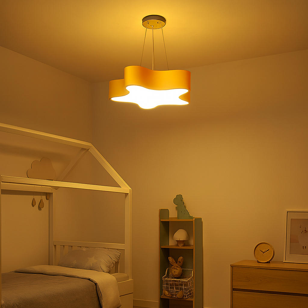 LED Star Pendant Light for Kids Room Ceiling | Selira
