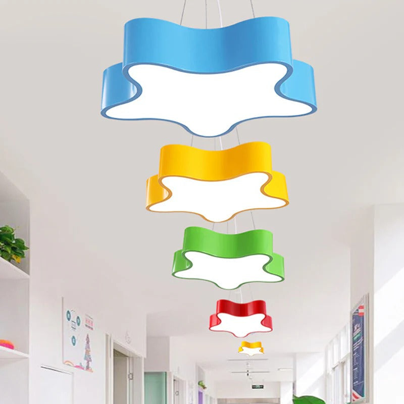 LED Star Pendant Light for Kids Room Ceiling | Selira
