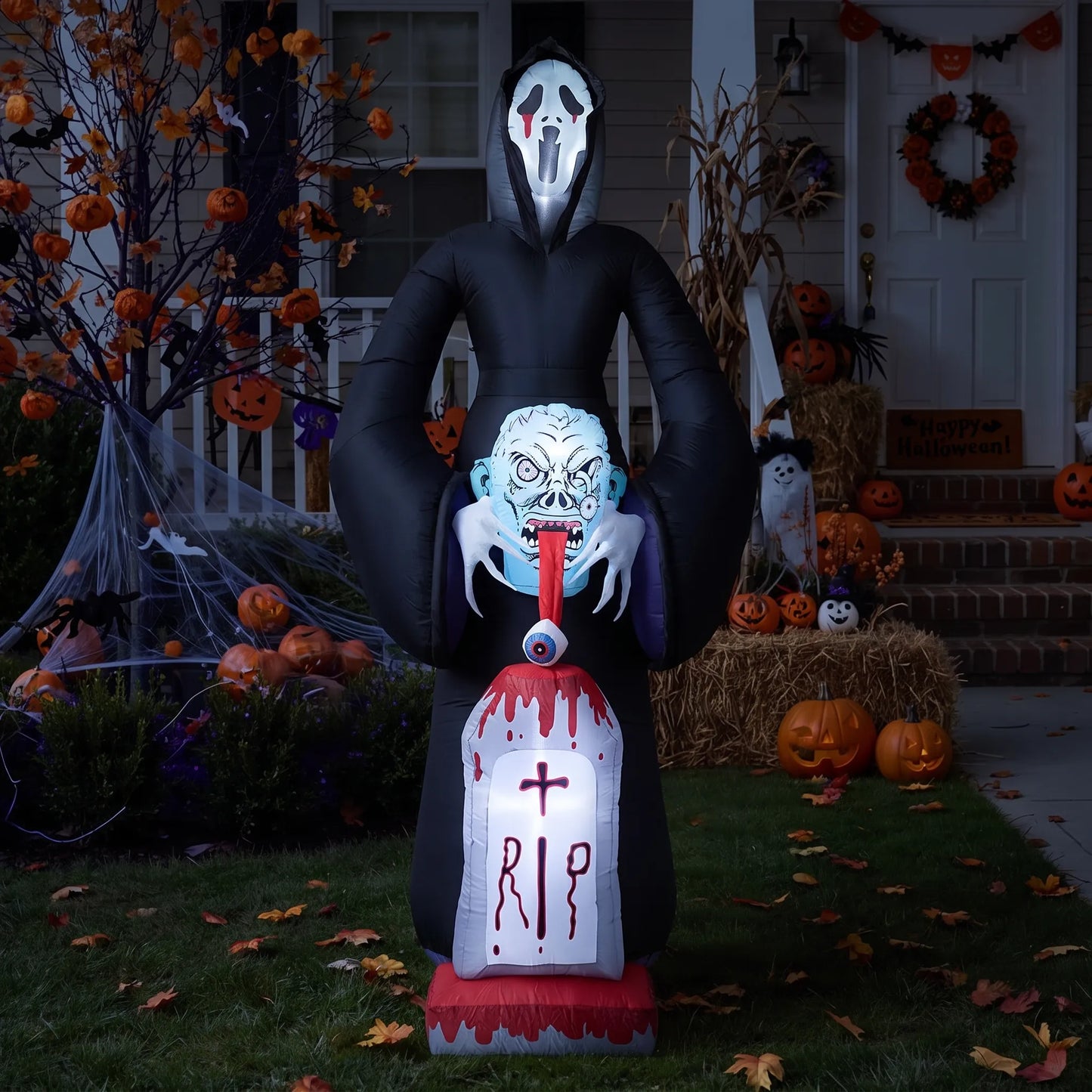Large Grim Reaper Halloween Inflatable Outdoor Decoration