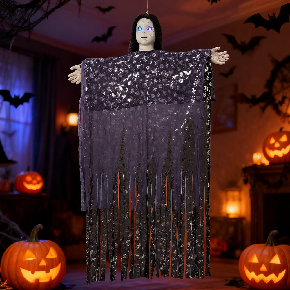 Large Hanging Halloween Ghost Decoration