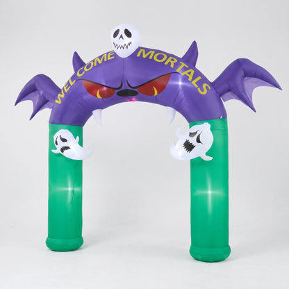 Large Illuminated Halloween Inflatable Archway