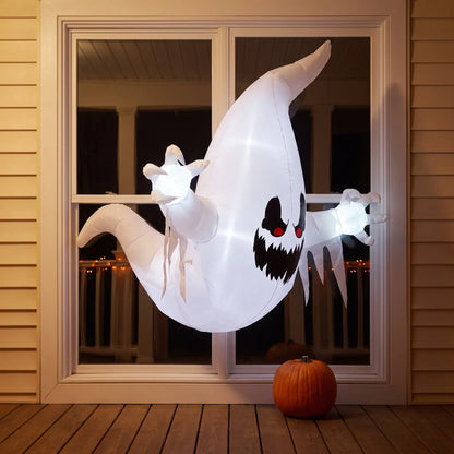 Large Inflatable Halloween Ghost Window Decoration