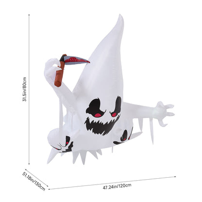 Large Inflatable Halloween Ghost Window Decoration