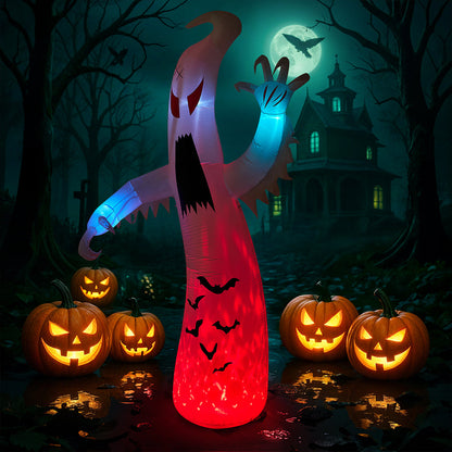 Large Lighted Halloween Inflatable Ghost Outdoor Decoration