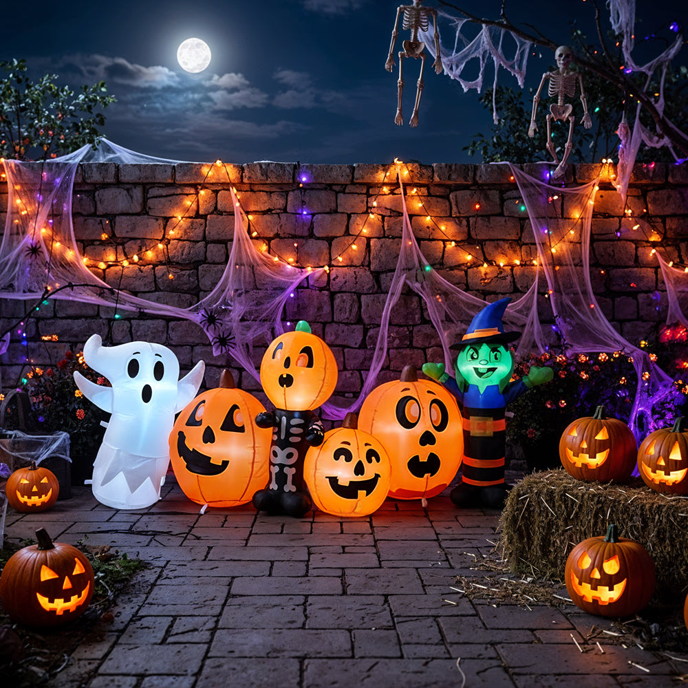 Large Lighted Halloween Inflatable Ghost Outdoor Decoration