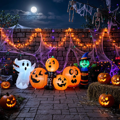 Large Lighted Halloween Inflatable Ghost Outdoor Decoration