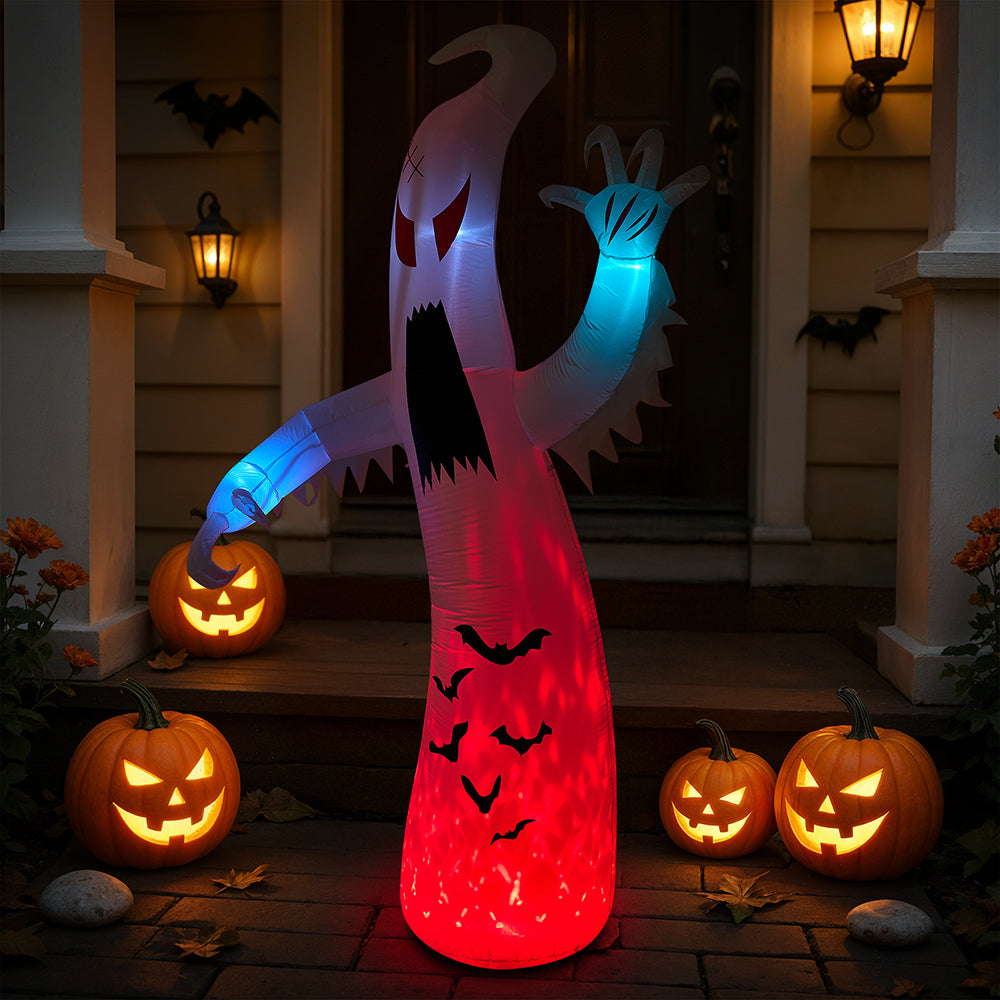 Large Lighted Halloween Inflatable Ghost Outdoor Decoration
