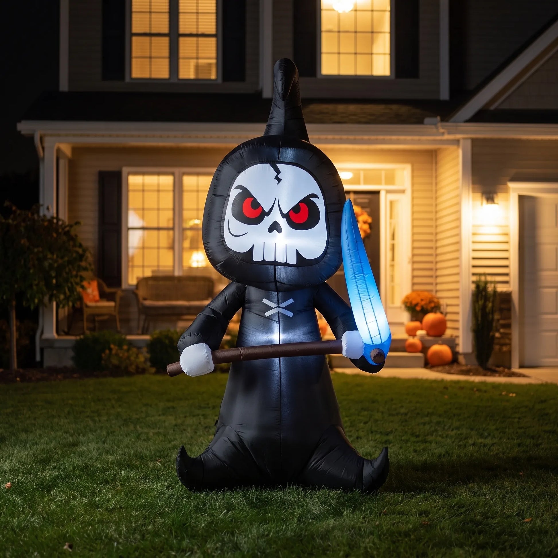 Large Outdoor Grim Reaper Halloween Inflatable