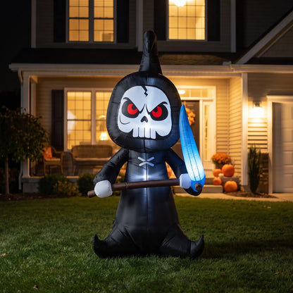 Large Outdoor Grim Reaper Halloween Inflatable