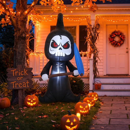 Large Outdoor Grim Reaper Halloween Inflatable