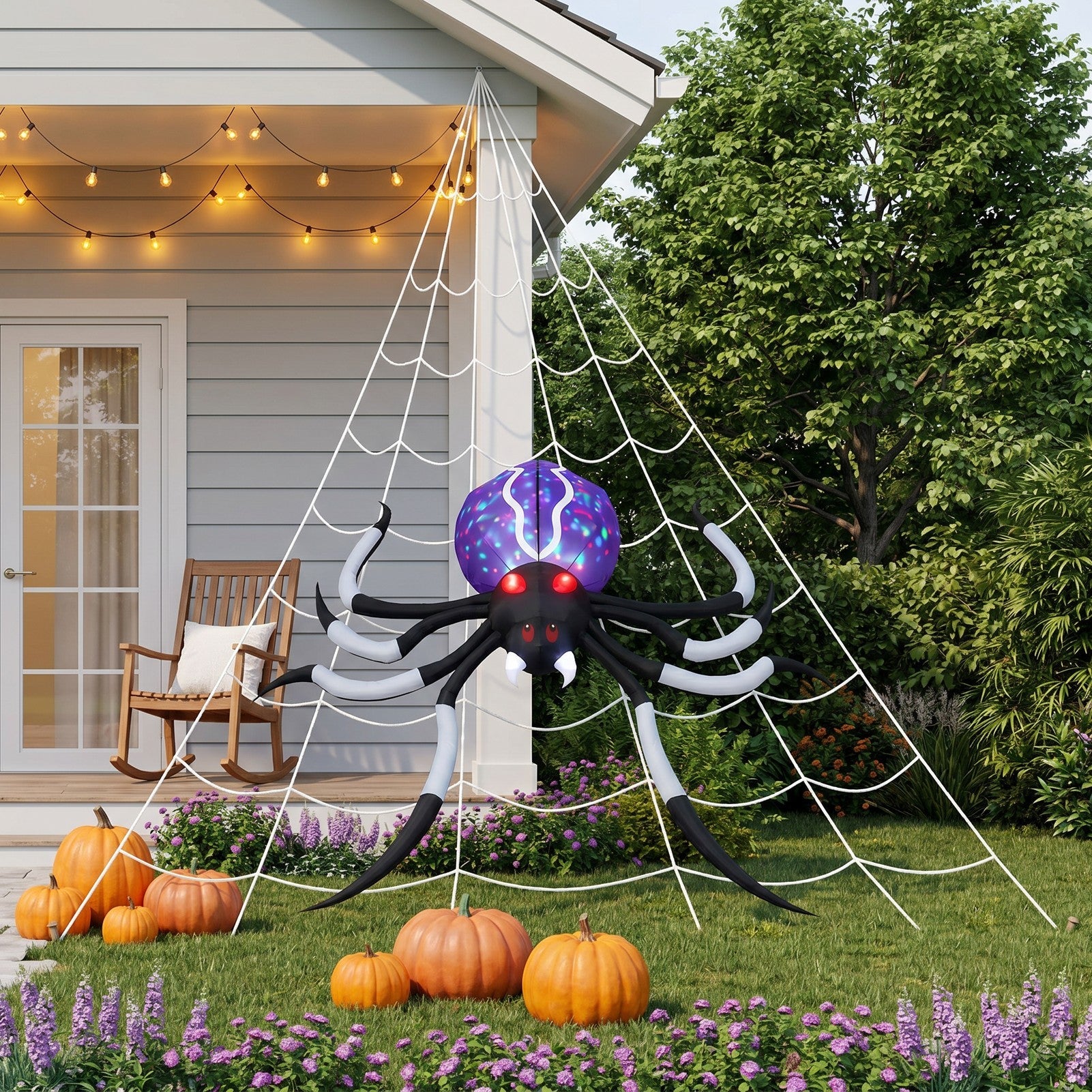 Large Outdoor Halloween Inflatable Spider