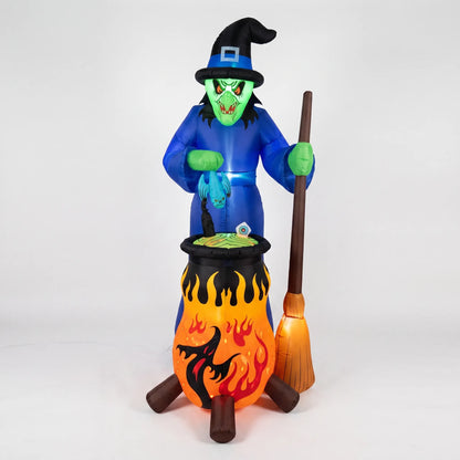 Large Outdoor Halloween Witch Inflatable