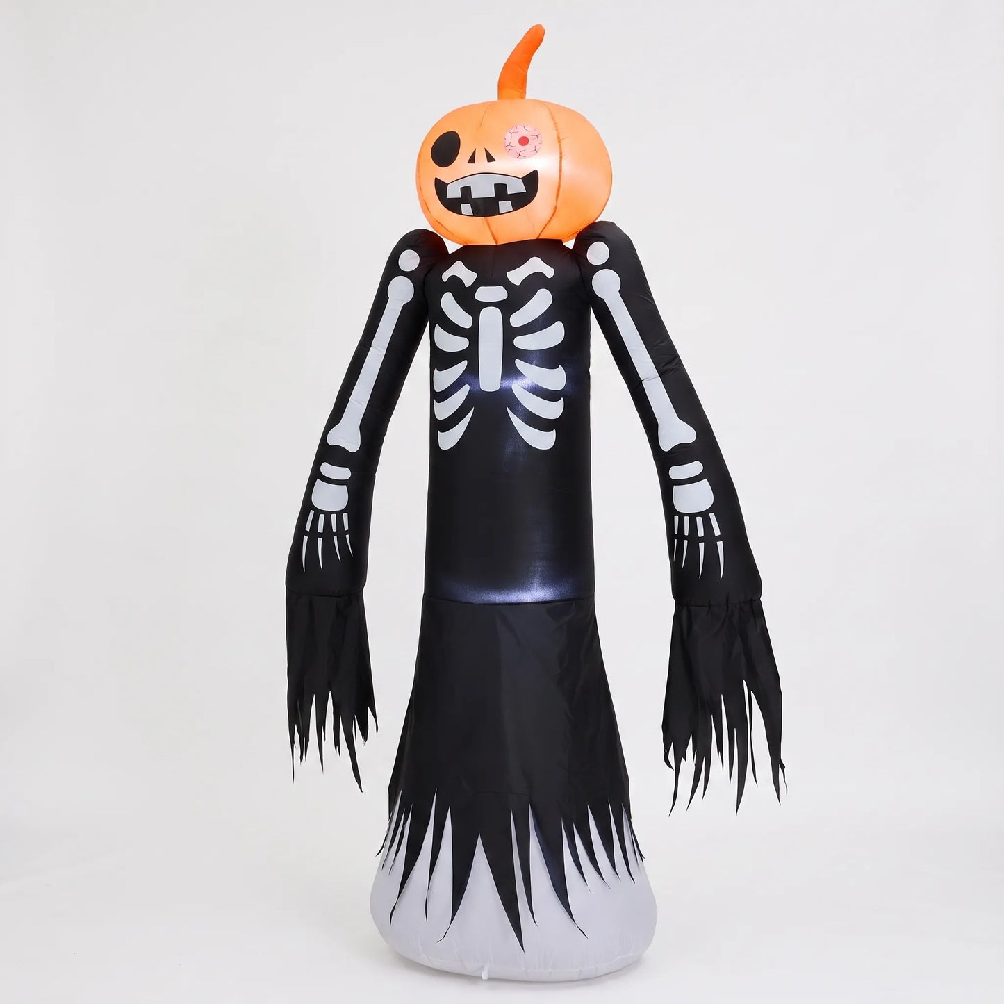 Large Pumpkin Head Skeleton Halloween Inflatable
