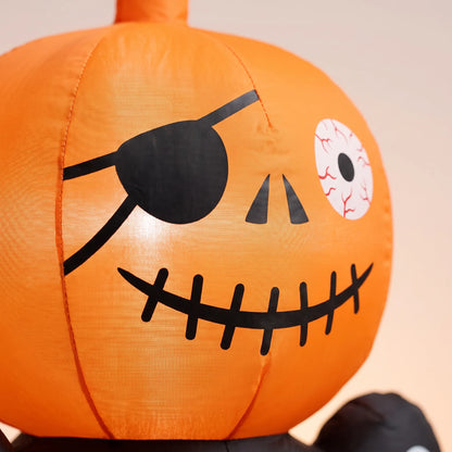 Large Pumpkin Head Skeleton Halloween Inflatable