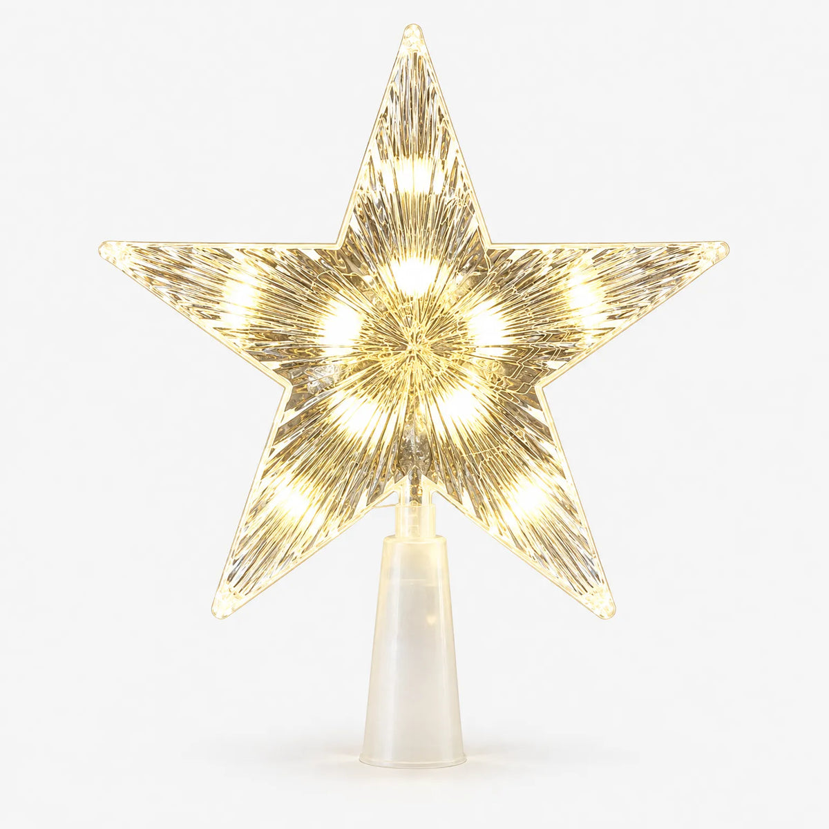 Lighted Christmas Tree Star Topper