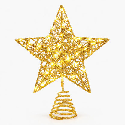 Lighted Christmas Tree Star Topper