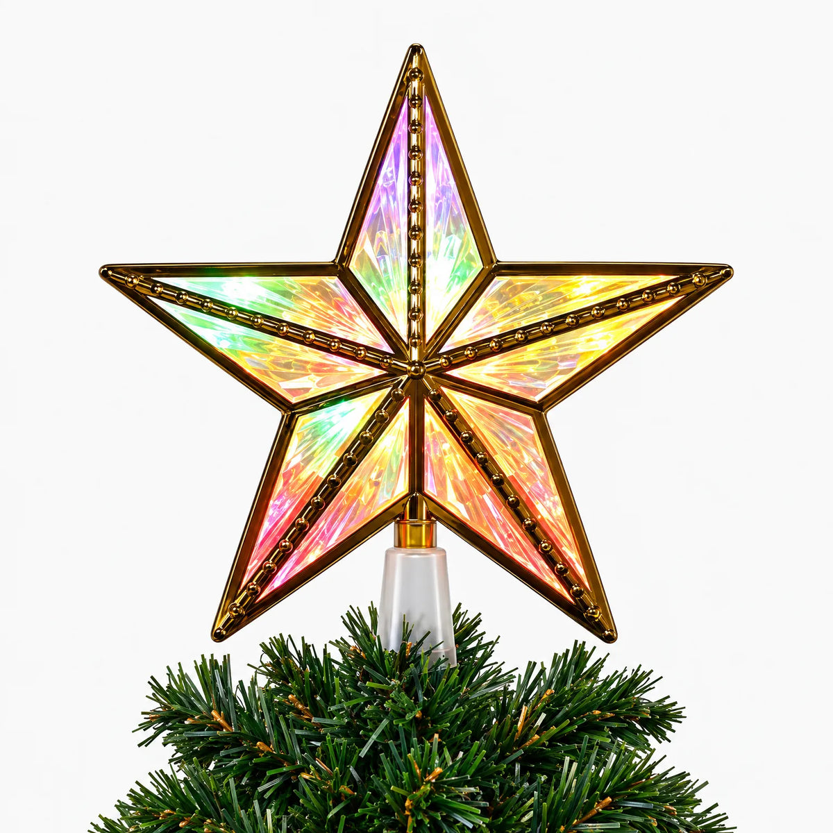 Lighted Christmas Tree Star Topper