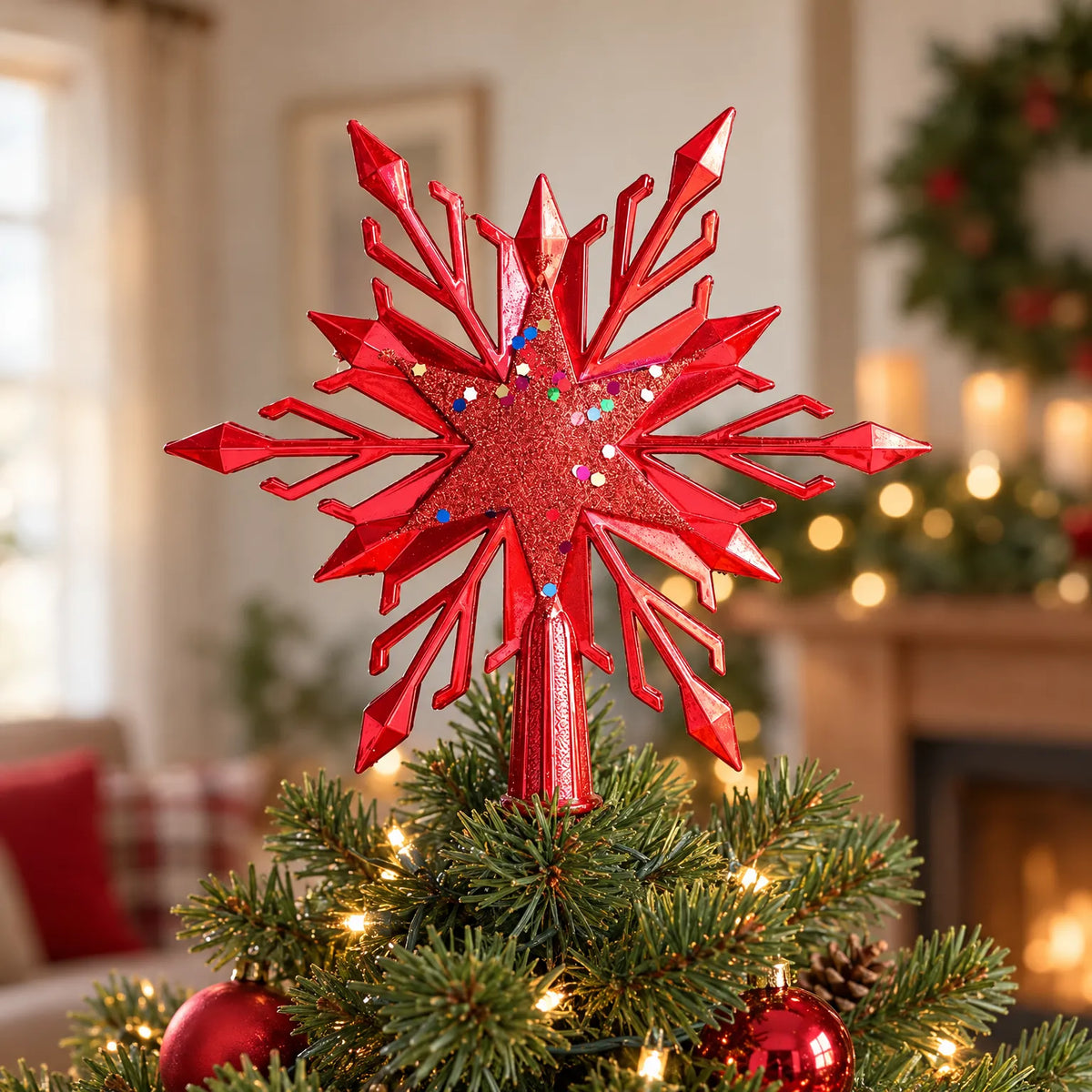 Lightweight Christmas Tree Star Topper