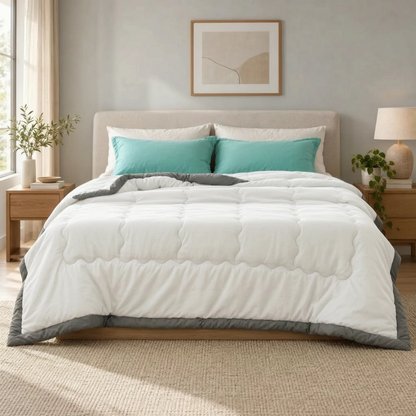 Lightweight Quilted Comforter with Breathable Design