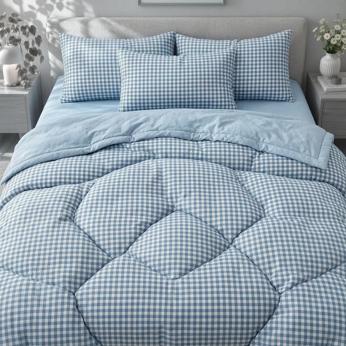 Lightweight Winter Comforter with Quilted Design