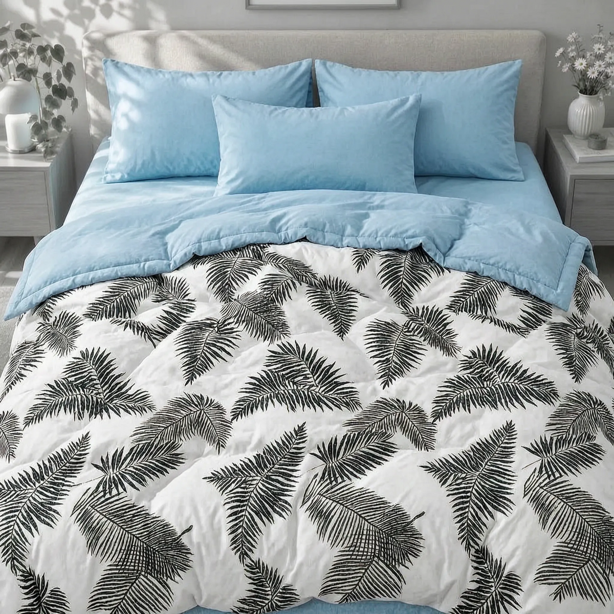Lightweight Winter Comforter with Quilted Design