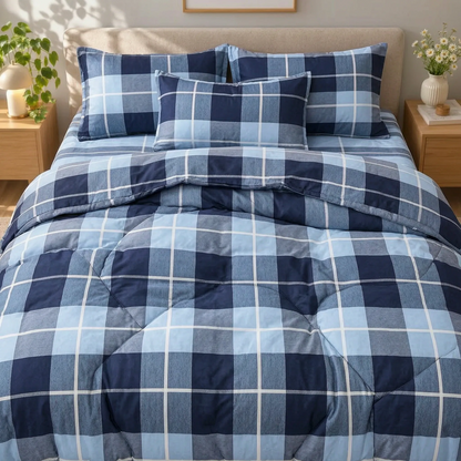 Lightweight Winter Comforter with Quilted Design