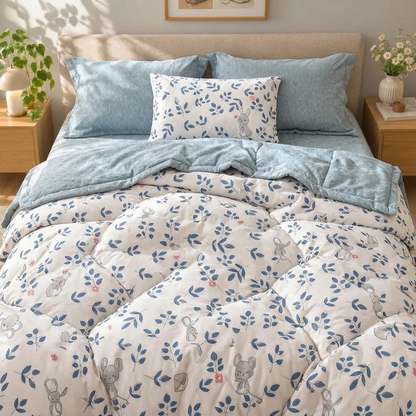 Lightweight Winter Comforter with Quilted Design