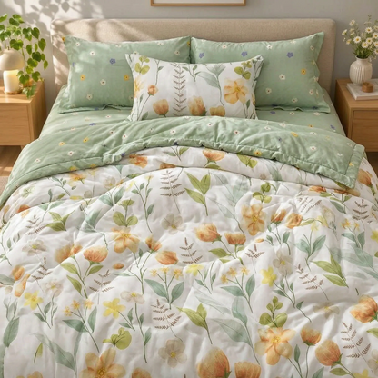Lightweight Winter Comforter with Quilted Design