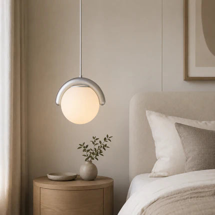 Linear Glass Globe Chandelier Ceiling Light | Torvix