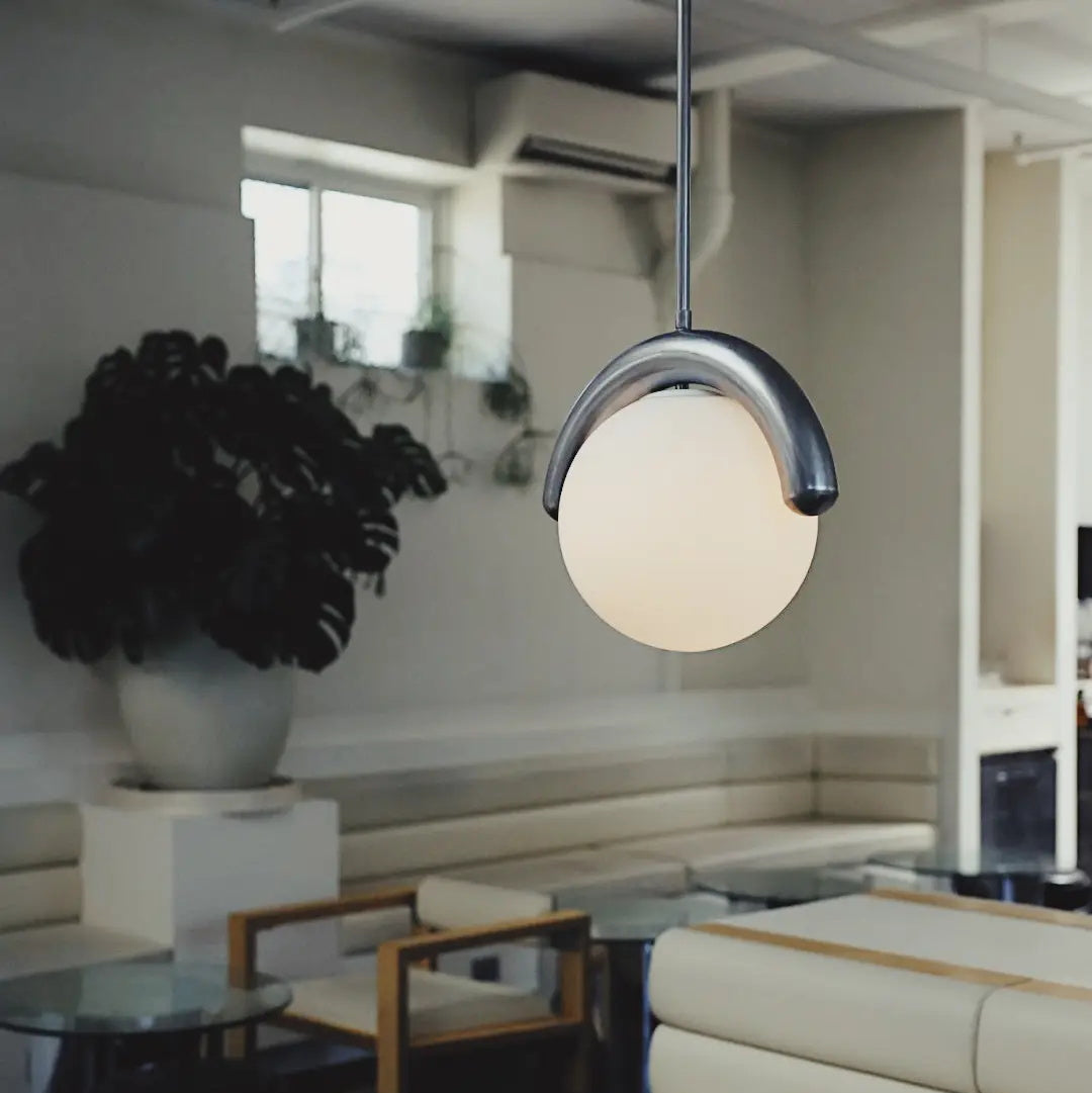 Linear Glass Globe Chandelier Ceiling Light | Torvix