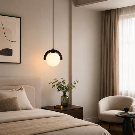 Linear Glass Globe Chandelier Ceiling Light | Torvix
