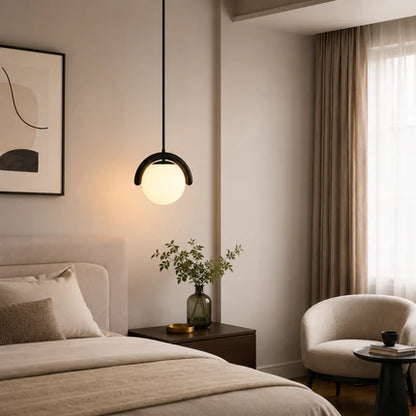 Linear Glass Globe Chandelier Ceiling Light | Torvix