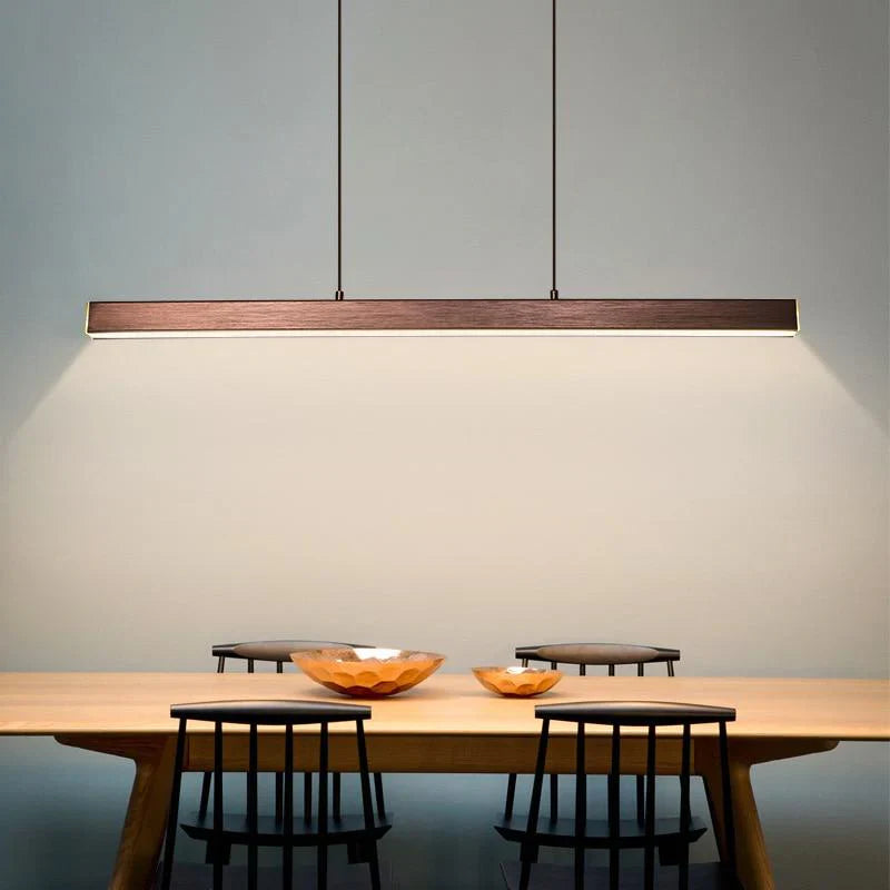 Linear LED Pendant Light Metal for Dining Areas | Avora