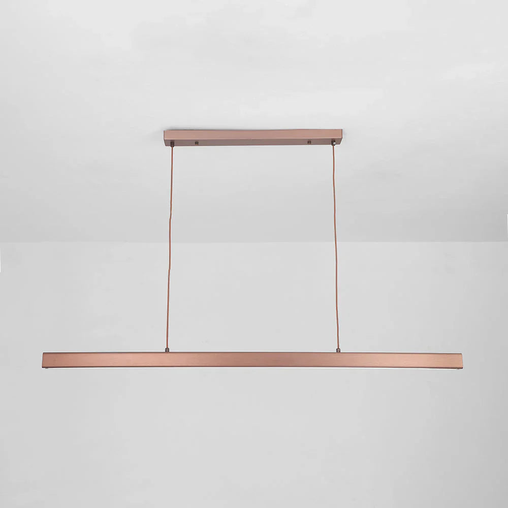 Linear LED Pendant Light Metal for Dining Areas | Avora